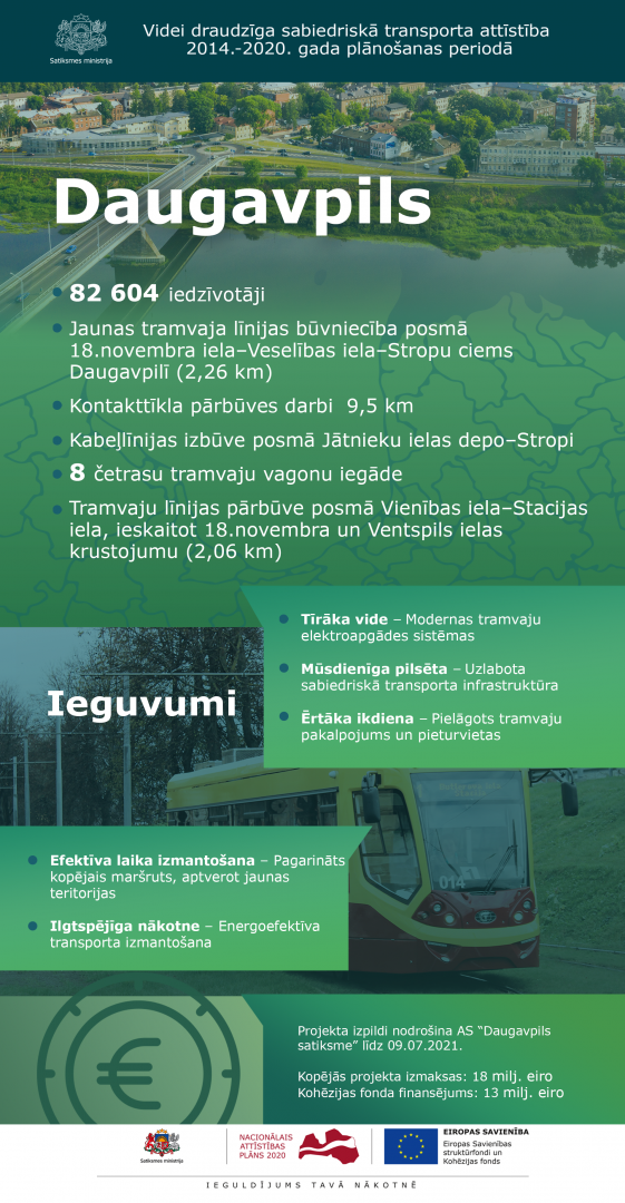 Videi draudzīgs sabiedriskais transports Daugavpilī